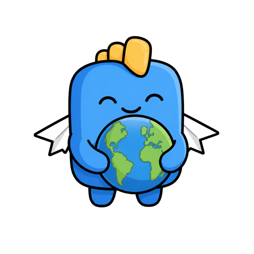 Atli holding the globe